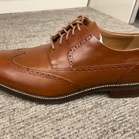 Cole Haan Warren Wing Oxfords Cole Haan Mens Warren Wing OX Dress Shoes 9M British Tan  main image 4